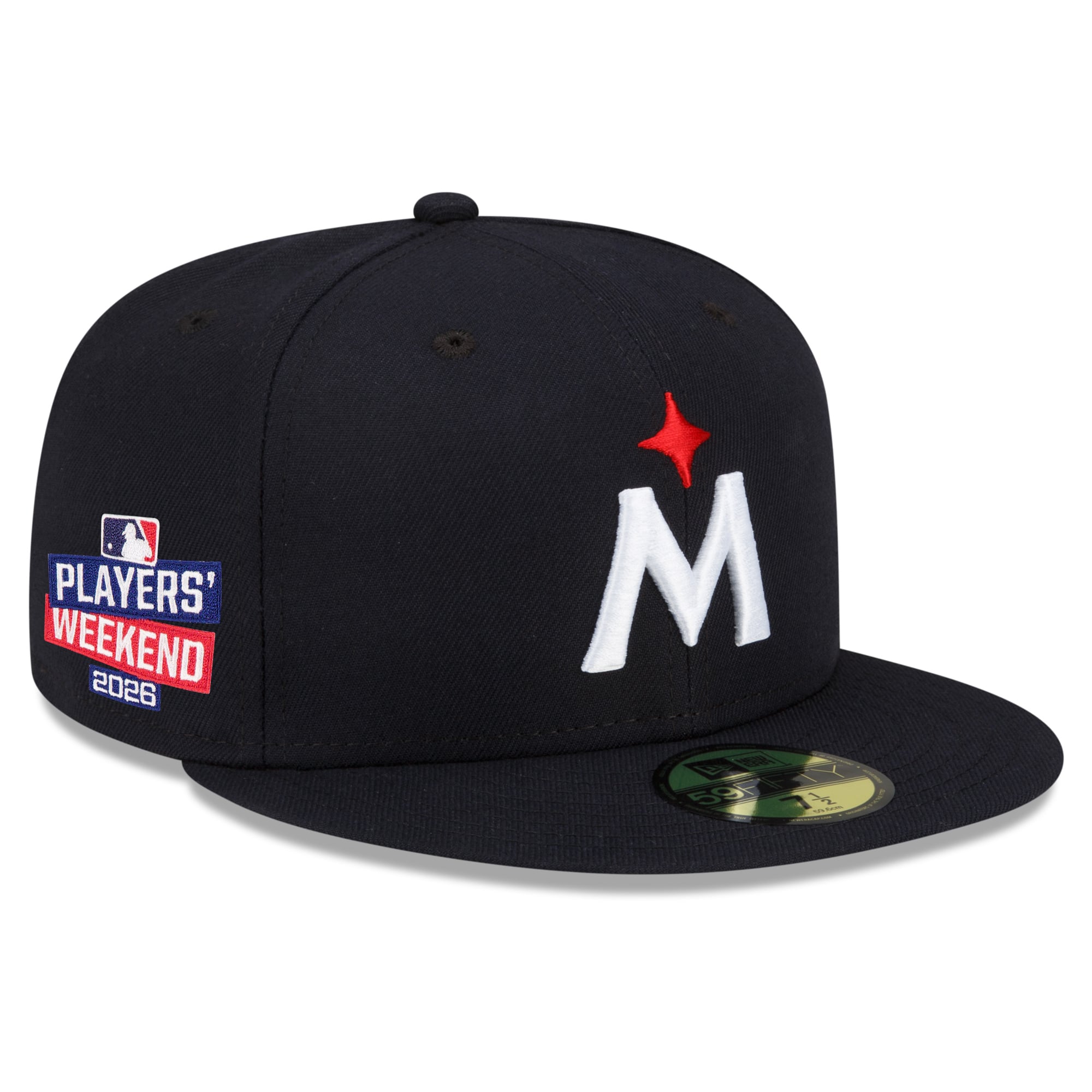 Casquette ajustée New Era 59FIFTY pour homme, bleu marine, Minnesota Twins, collection authentique du week-end des joueurs 2026