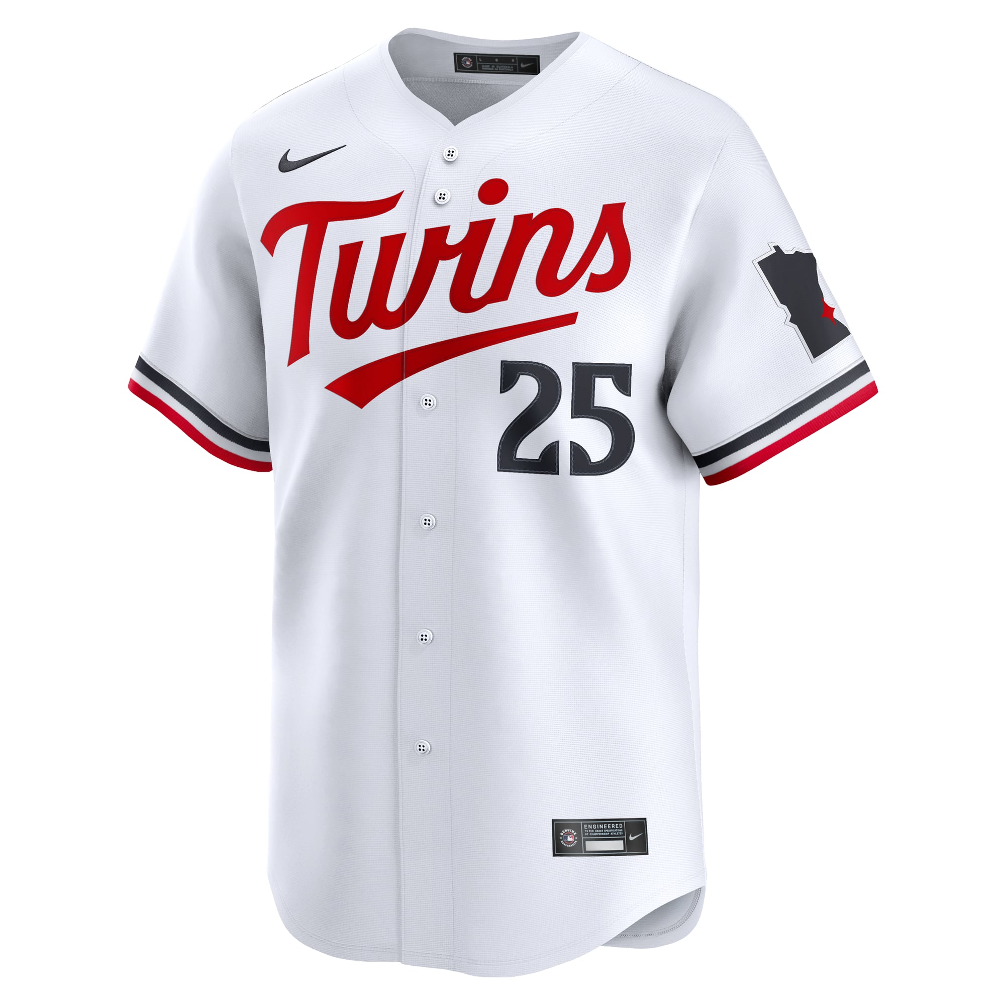 Maillot de joueur alternatif Nike Byron Buxton blanc des Minnesota Twins pour homme