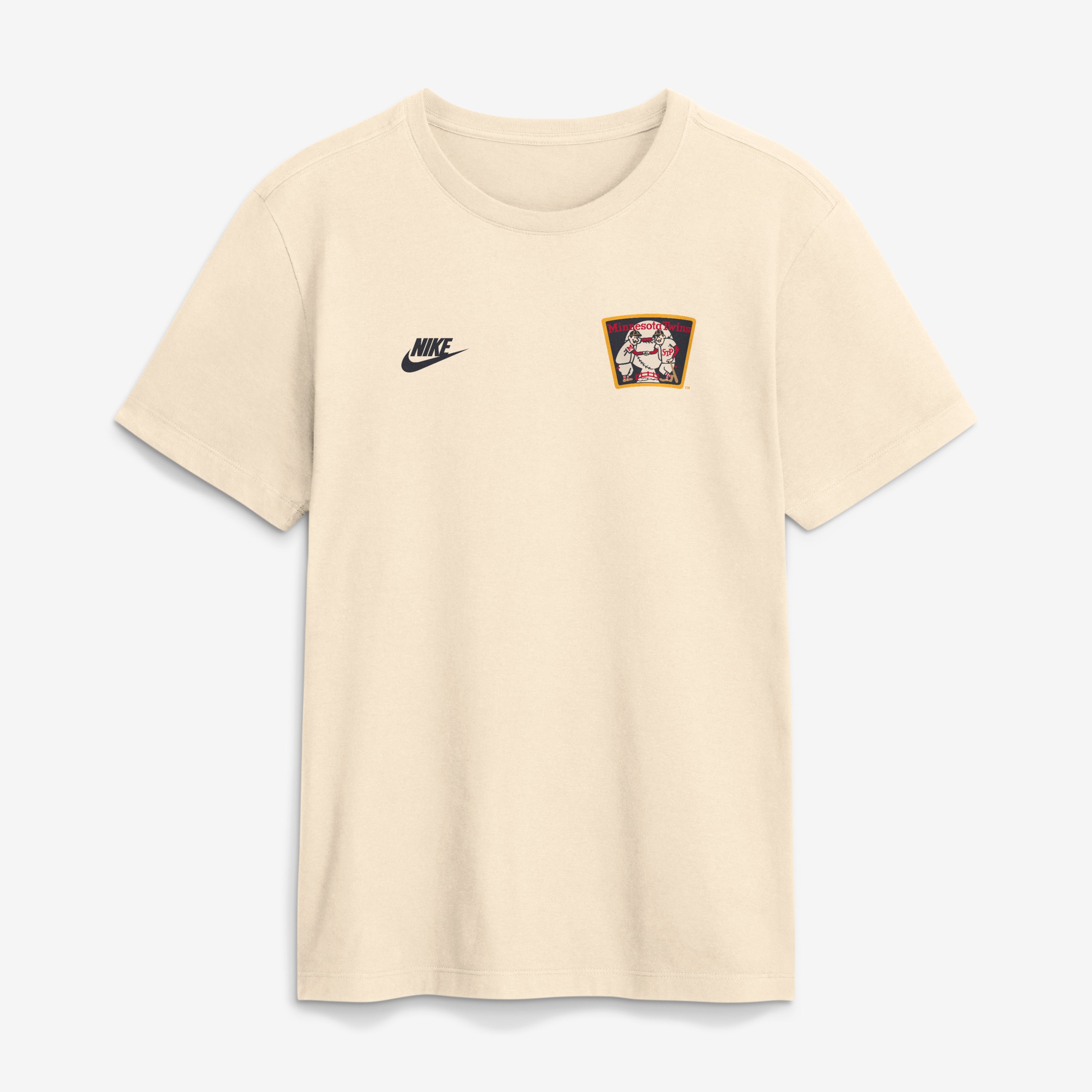 Men's Nike Cream Minnesota Twins 2026 Field of Dreams Two Hit T-Shirt
