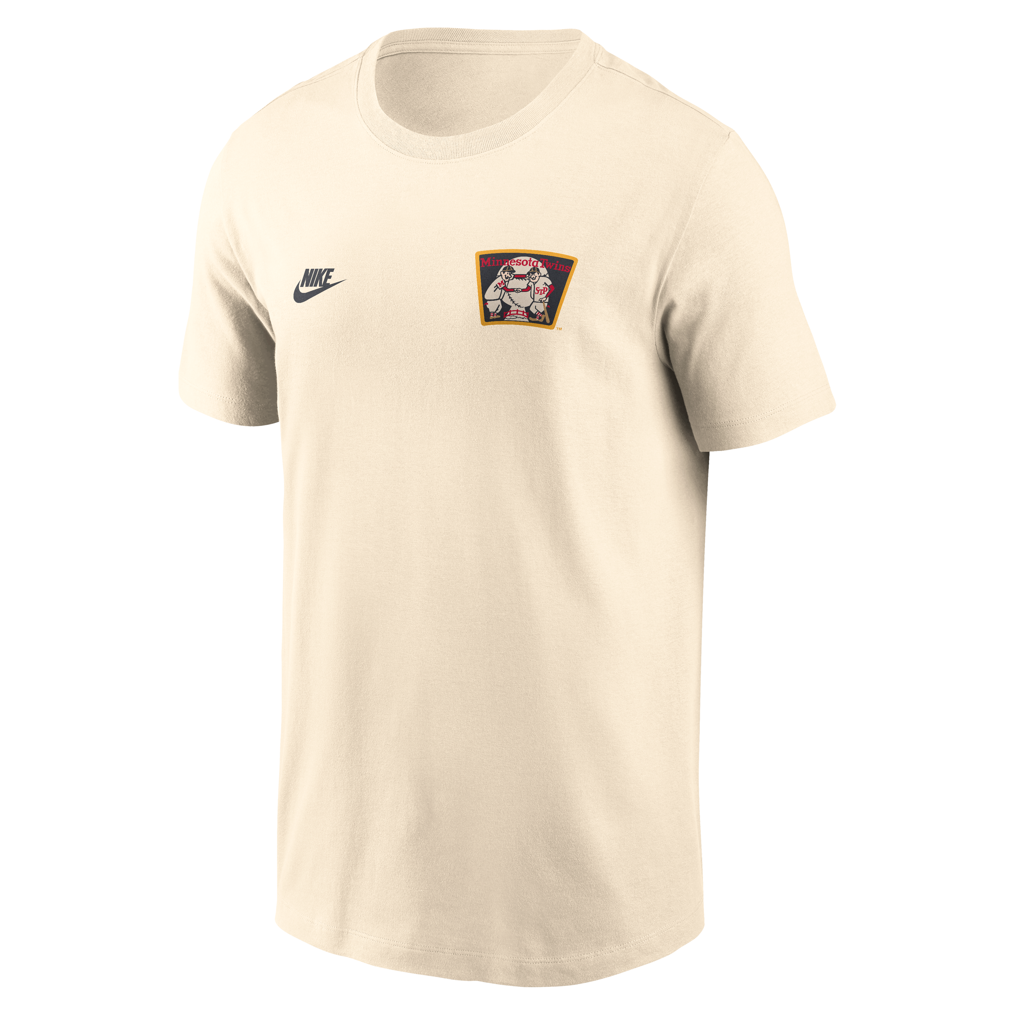 Men's Nike Cream Minnesota Twins 2026 Field of Dreams Two Hit T-Shirt