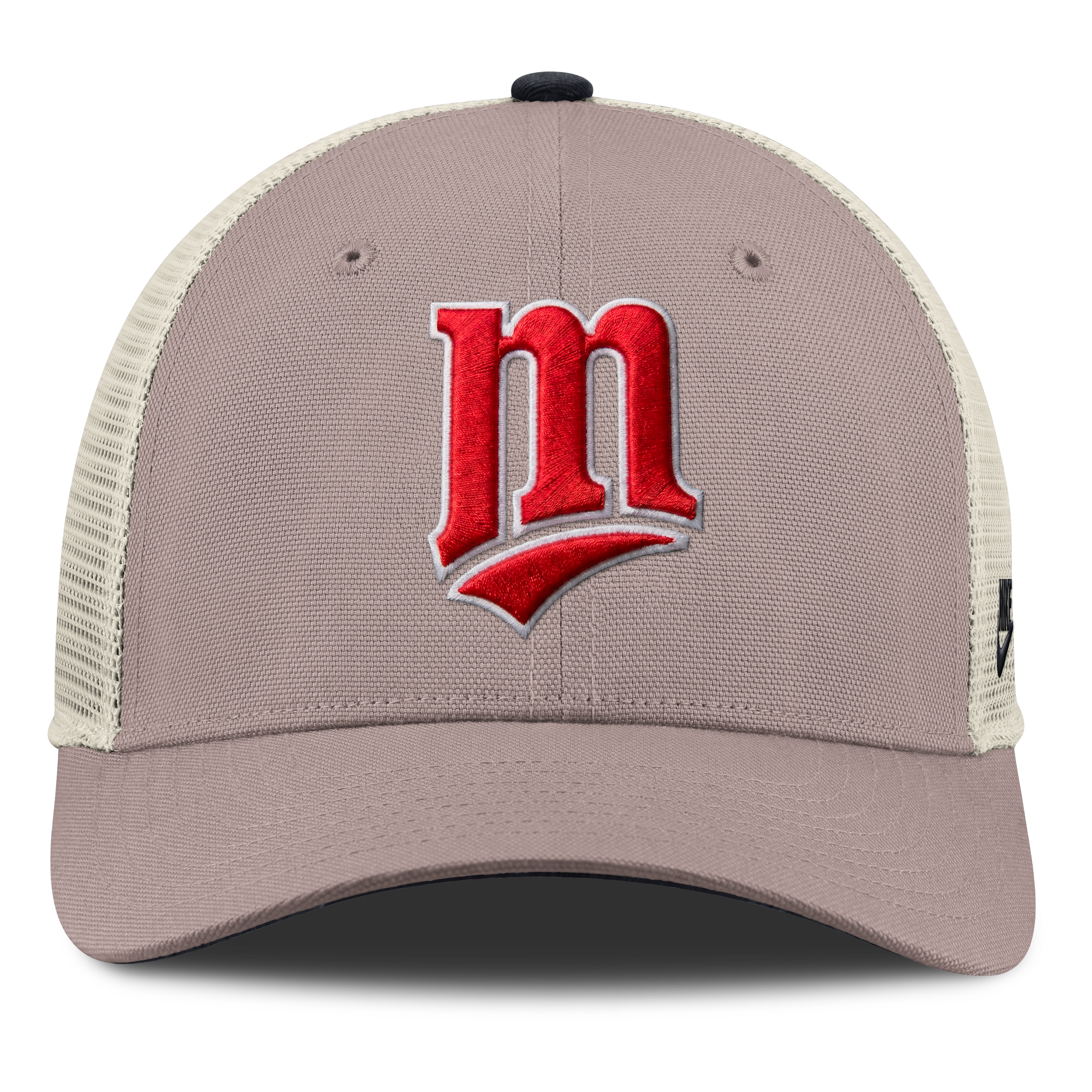 Casquette trucker ajustable Nike kaki Minnesota Twins Cooperstown Rise pour homme