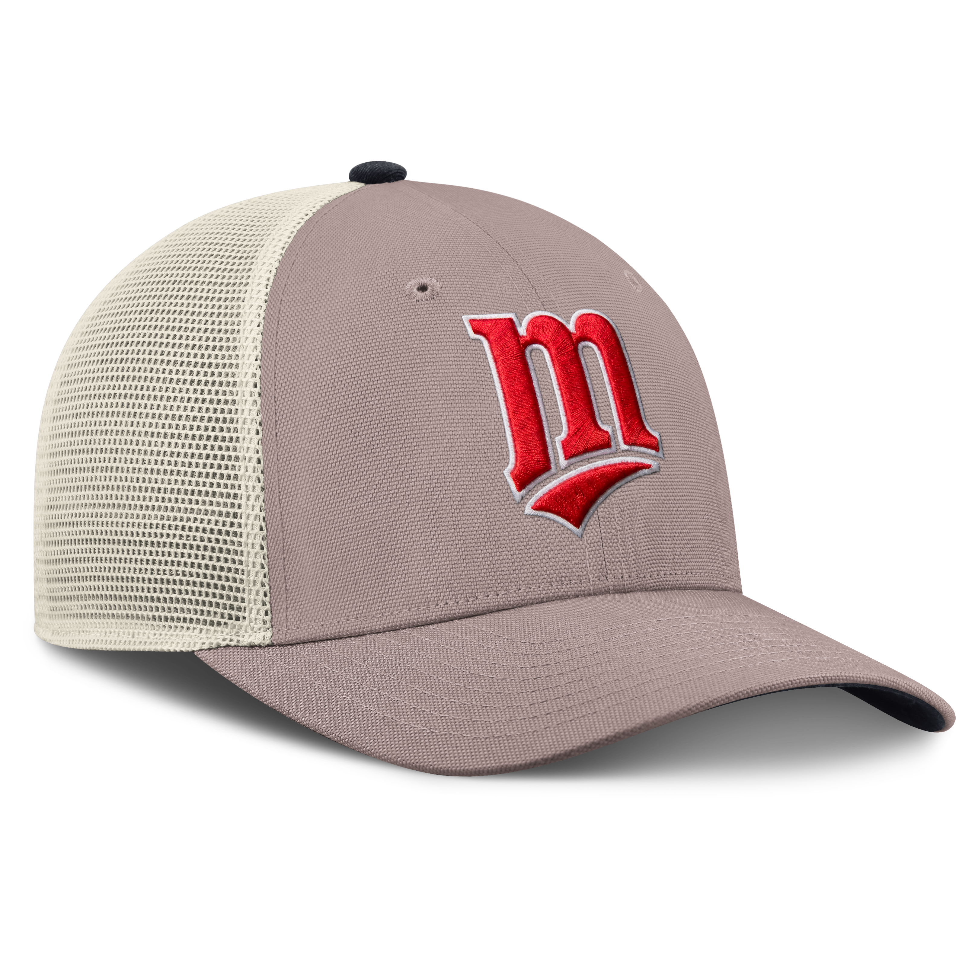 Casquette trucker ajustable Nike kaki Minnesota Twins Cooperstown Rise pour homme