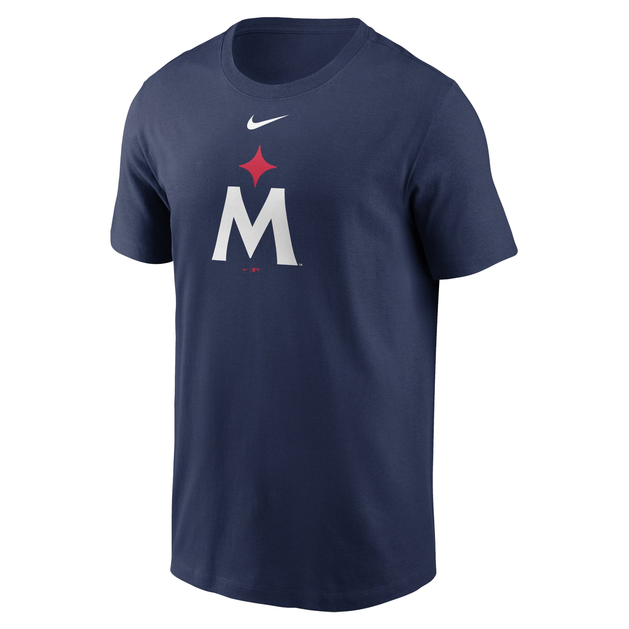 Men's Nike Navy Minnesota Twins 2023 Large Logo T-Shirt