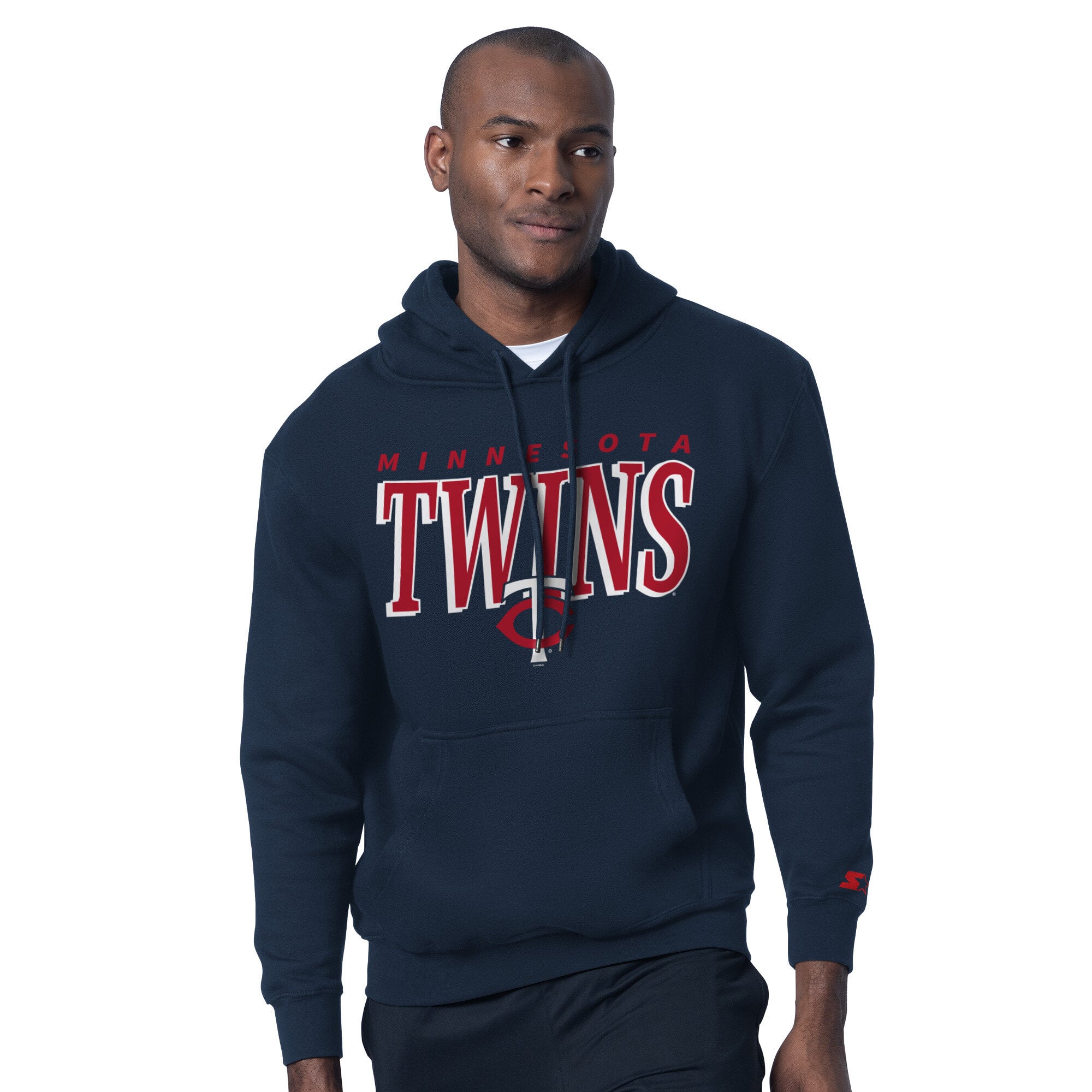 Ensemble sweat à capuche et t-shirt Starter bleu marine avec logo des Minnesota Twins pour homme