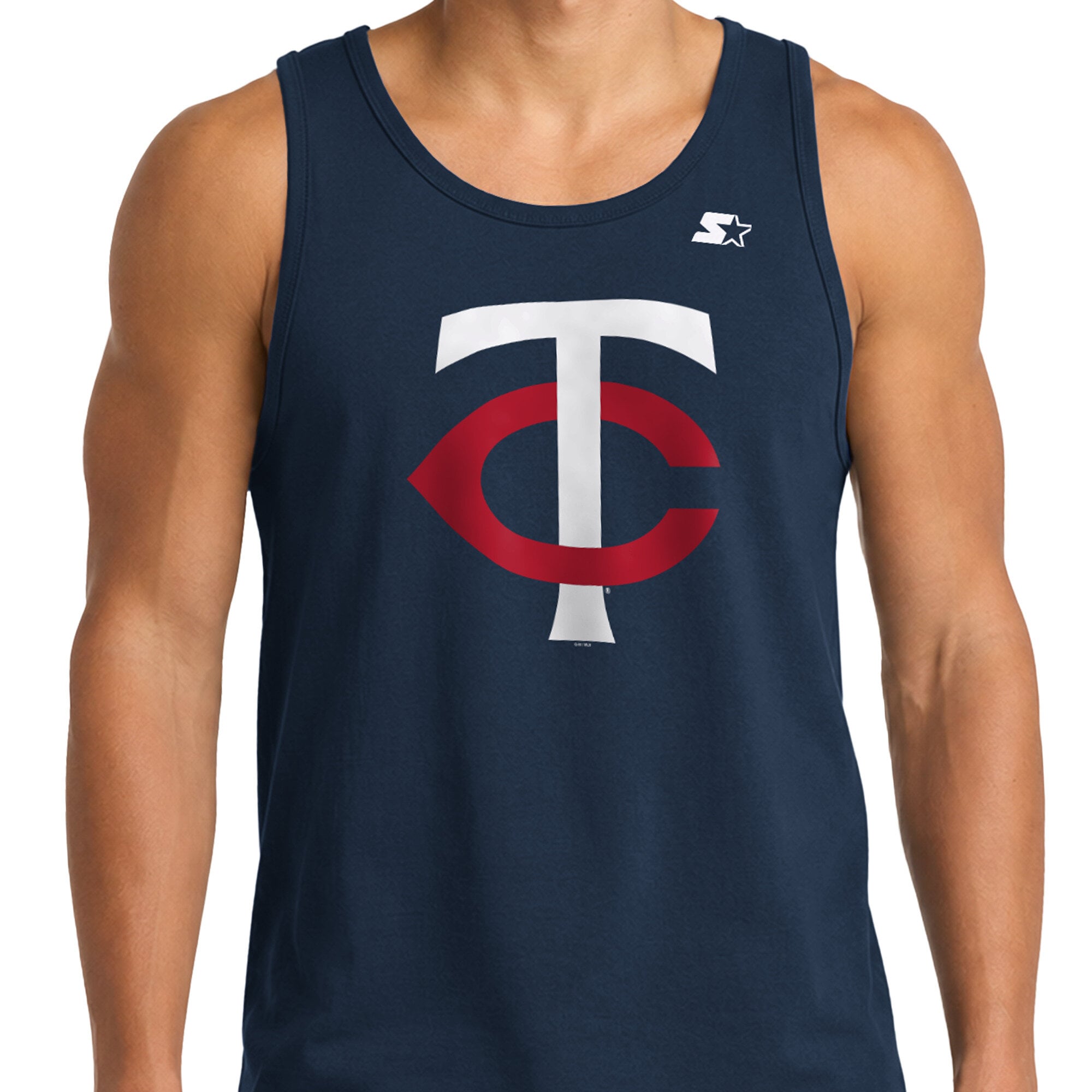 Débardeur Starter bleu marine Minnesota Twins pour homme