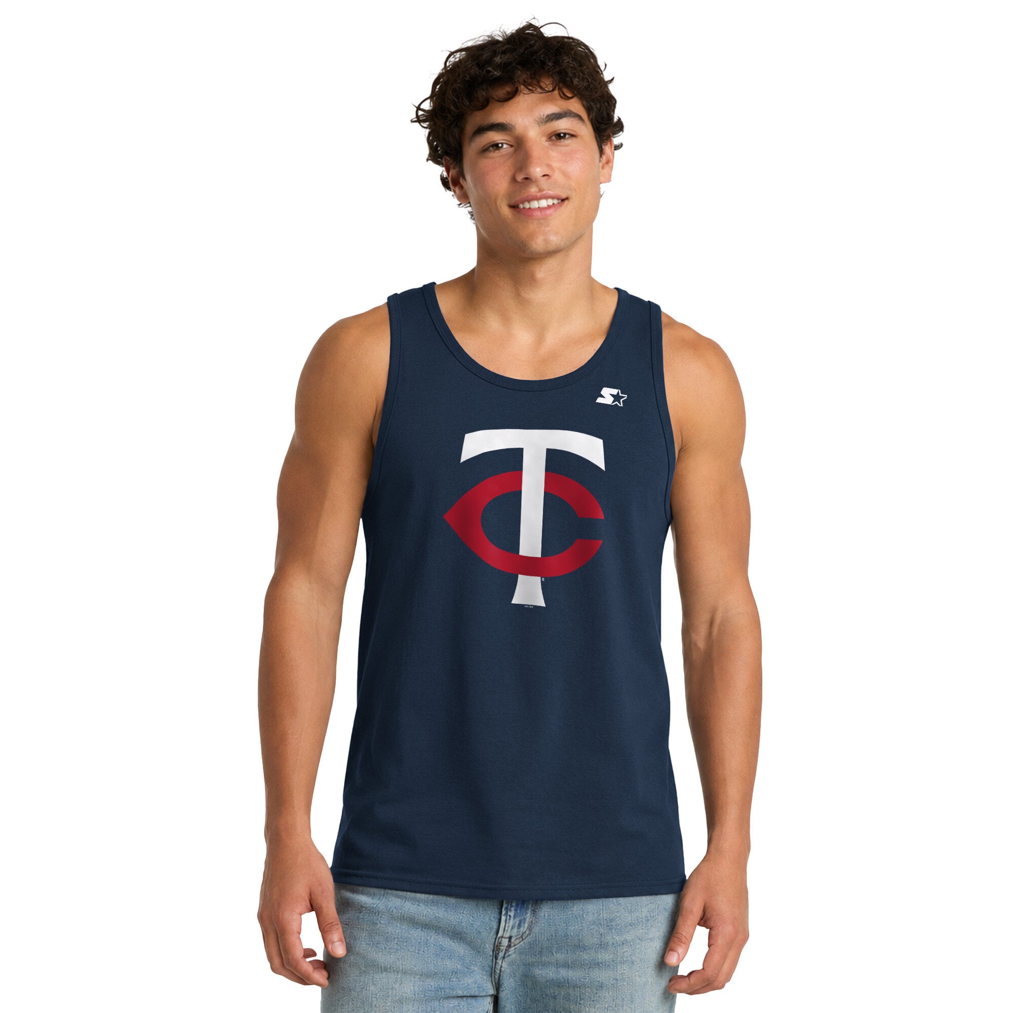 Débardeur Starter bleu marine Minnesota Twins pour homme