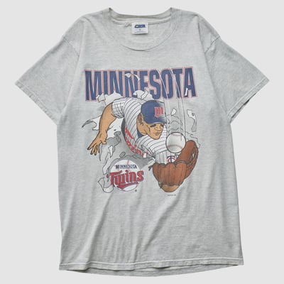 Minnesota Twins CSA 1996 T-shirt - Heather Gray - L by Fanatics Real Vintage