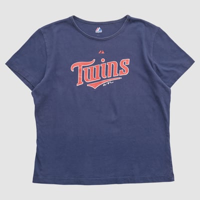 Minnesota Twins Majestic 2008 T-shirt - Navy - M by Fanatics Real Vintage