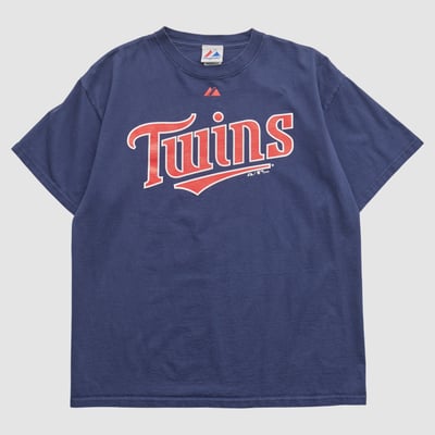 Minnesota Twins Majestic 2008 T-shirt - Navy - M by Fanatics Real Vintage
