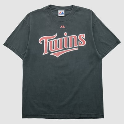 Minnesota Twins Majestic 2010s T-shirt - Black - S by Fanatics Real Vintage