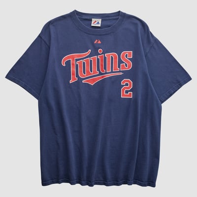Minnesota Twins Majestic 2010s T-shirt - Navy - L by Fanatics Real Vintage