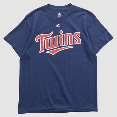Minnesota Twins Majestic 2010s T-shirt - Navy - M by Fanatics Real Vintage