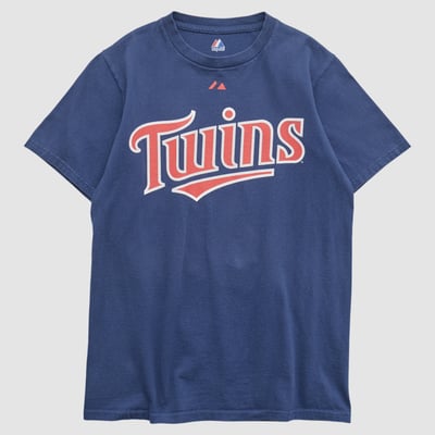 Minnesota Twins Majestic 2010s T-shirt - Navy - XS by Fanatics Real Vintage
