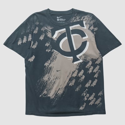 Minnesota Twins Nike 2010s T-shirt - Black - M by Fanatics Real Vintage