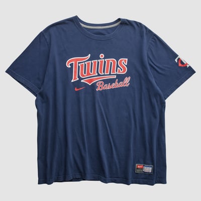 Minnesota Twins Nike 2010s T-shirt - Navy - 2XL by Fanatics Real Vintage
