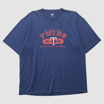 Minnesota Twins UNK 2000s T-shirt - Navy - 2XL by Fanatics Real Vintage