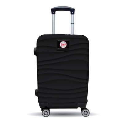 Minnesota Twins MOJO Black Color Blitz Carry-On Hardcase Spinner Luggage
