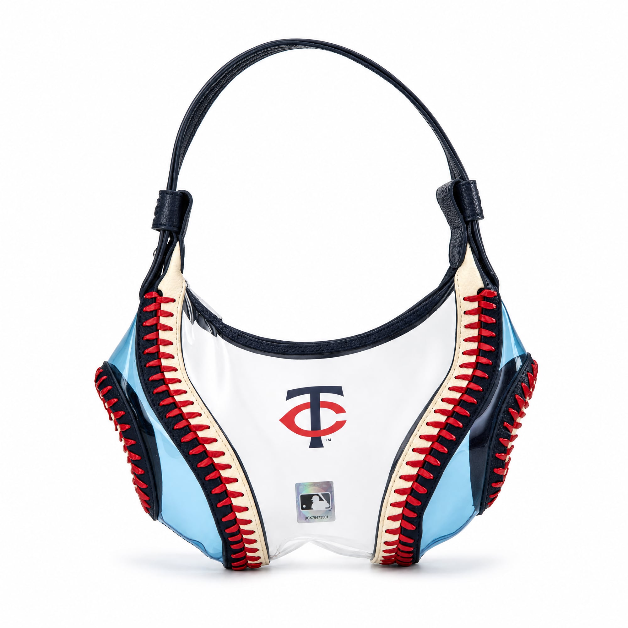 Montana West Minnesota Twins Clear Slouchy Shoulder Bag