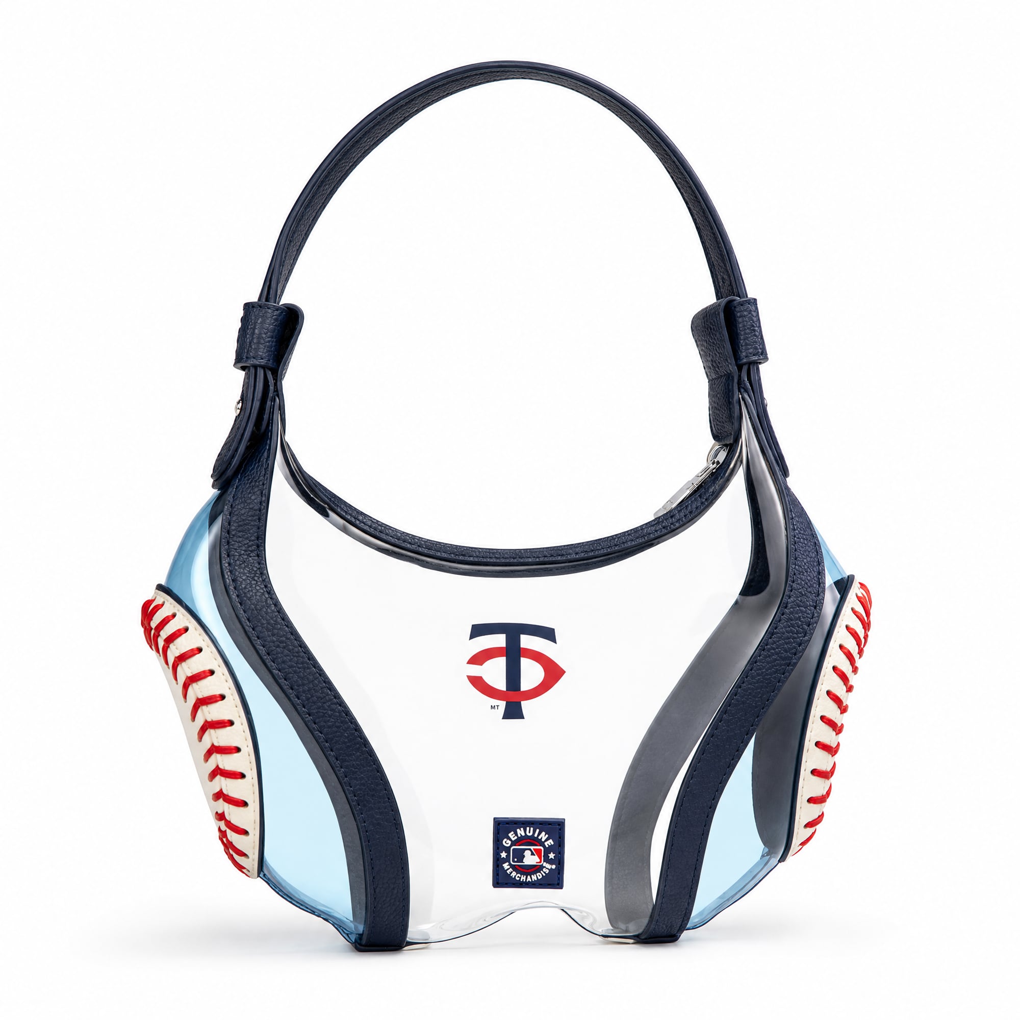 Montana West Minnesota Twins Clear Slouchy Shoulder Bag