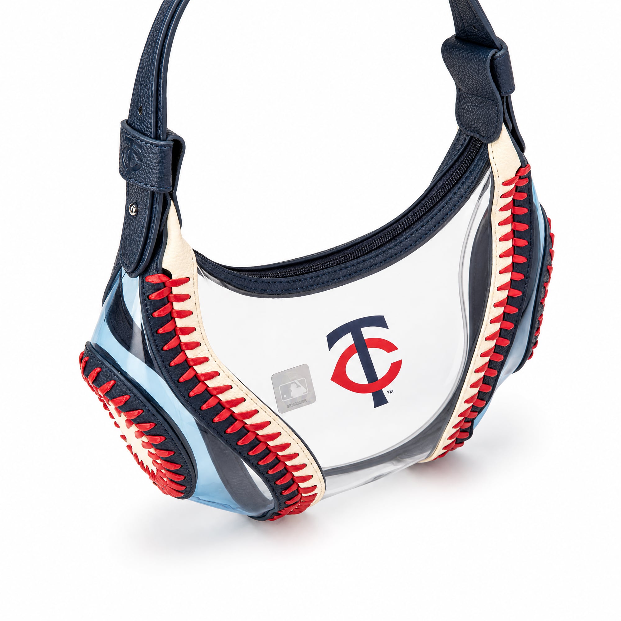 Montana West Minnesota Twins Clear Slouchy Shoulder Bag