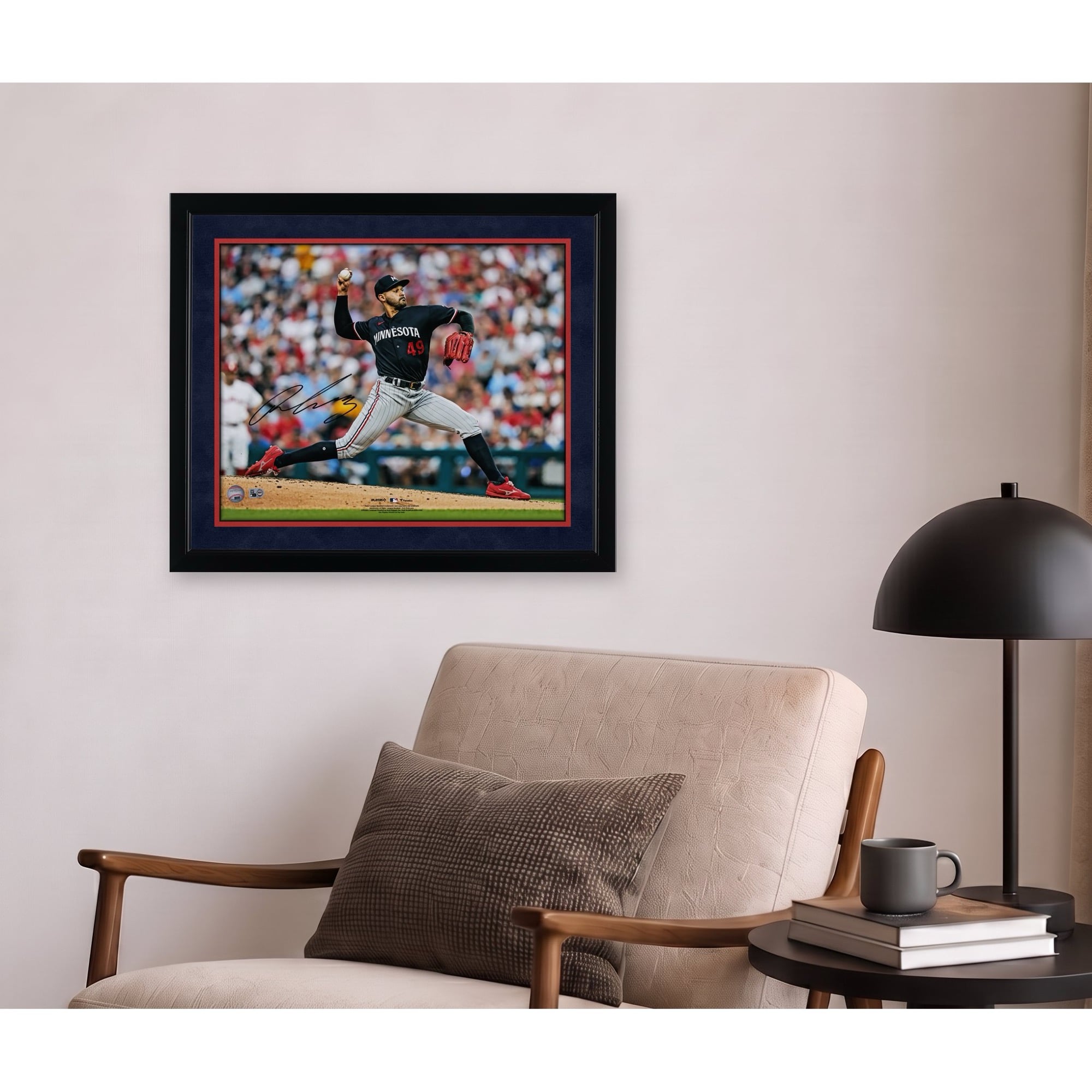 Pablo Lopez Minnesota Twins Autographed 16" x 20" Pitching Photograph