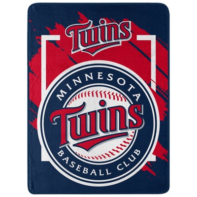 Minnesota Twins The Northwest Group 46" x 60" Dimensional Micro Raschel Plush Throw Blanket