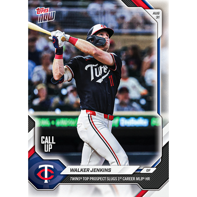 Walker Jenkins - 2026 MLB Topps NOW® - Card 619 - LOOK FOR RELICS