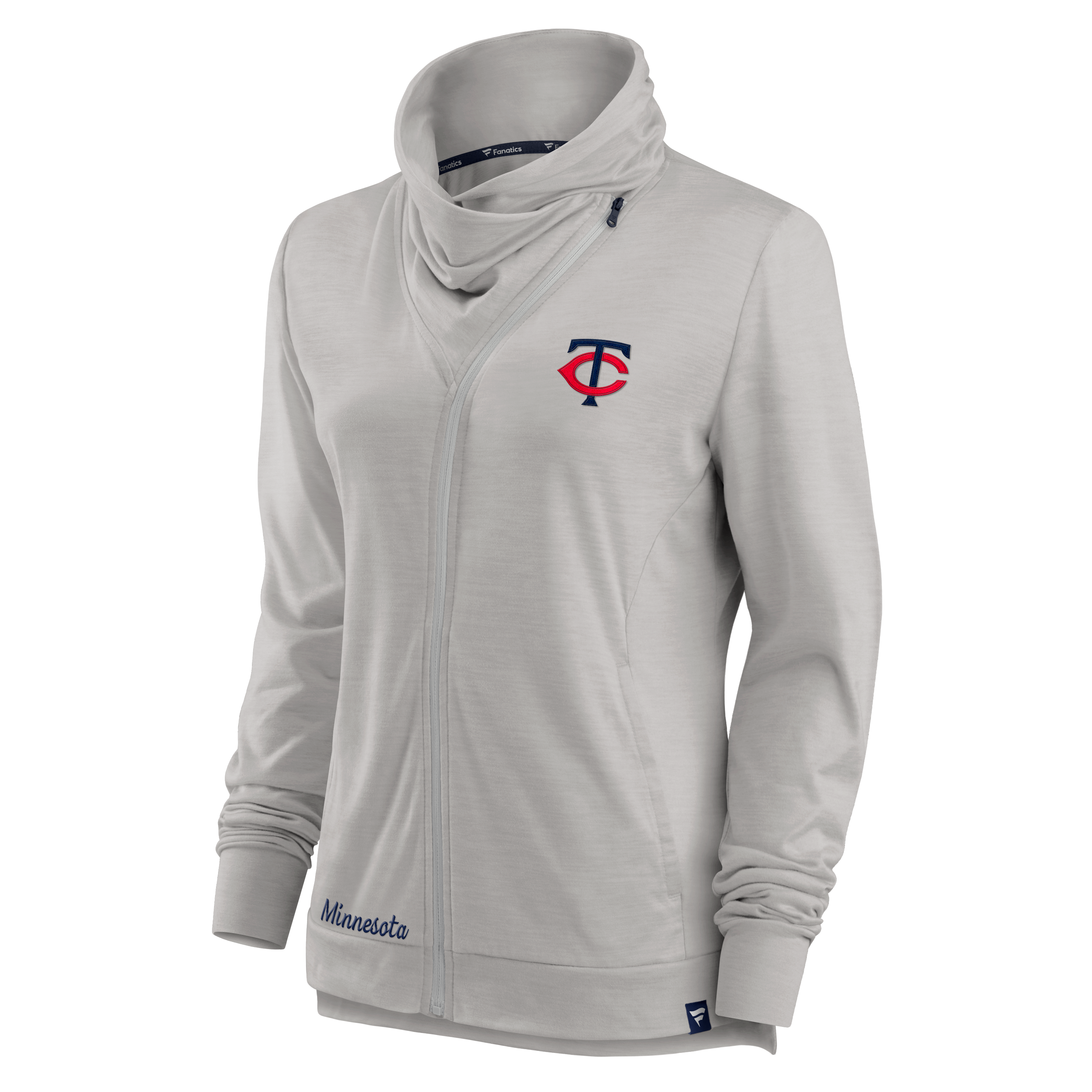 Veste zippée intégrale grise Minnesota Twins Break It Loose pour femme de Fanatics