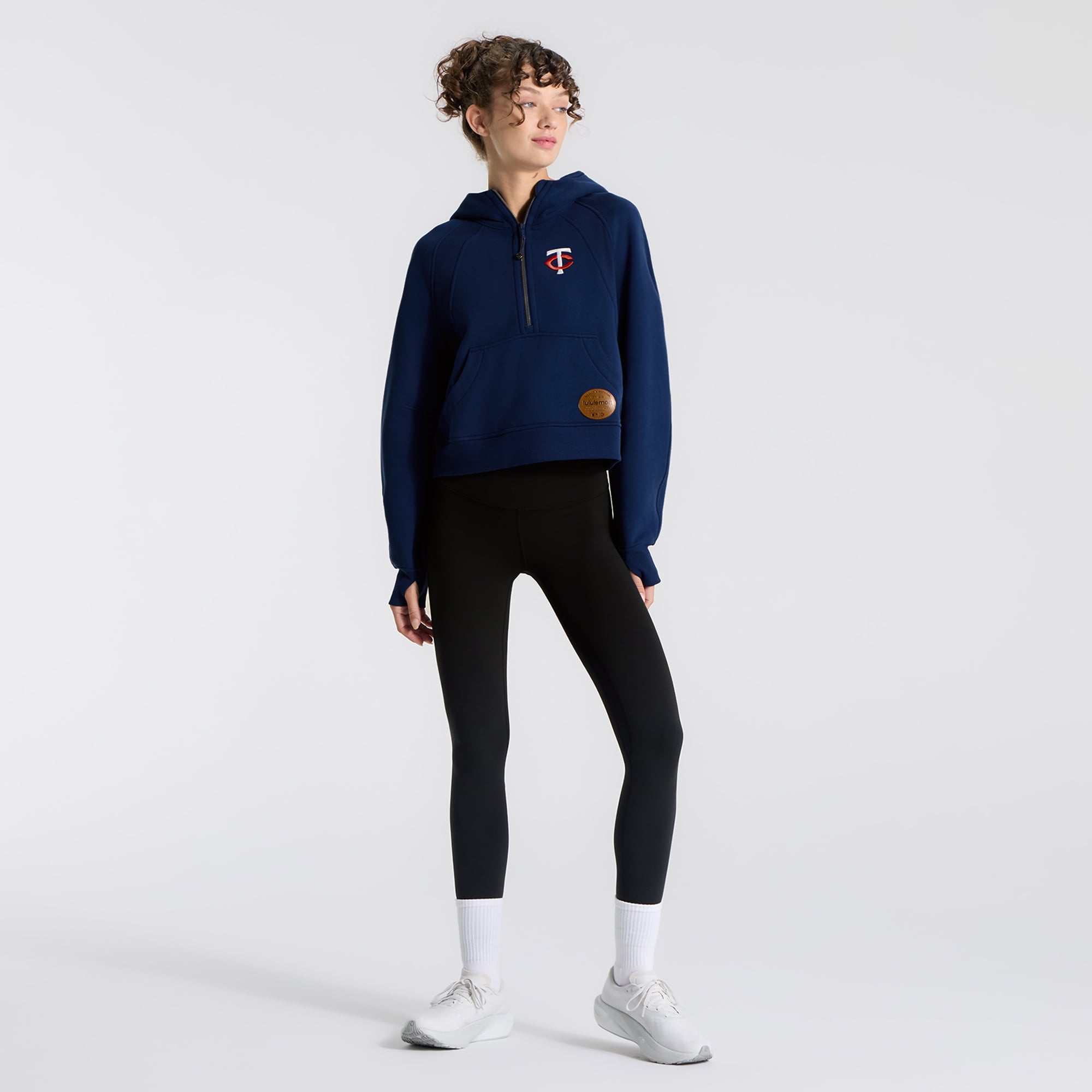 Sweat à capuche zippé oversize Midnight Shadow Minnesota Twins de lululemon pour femme