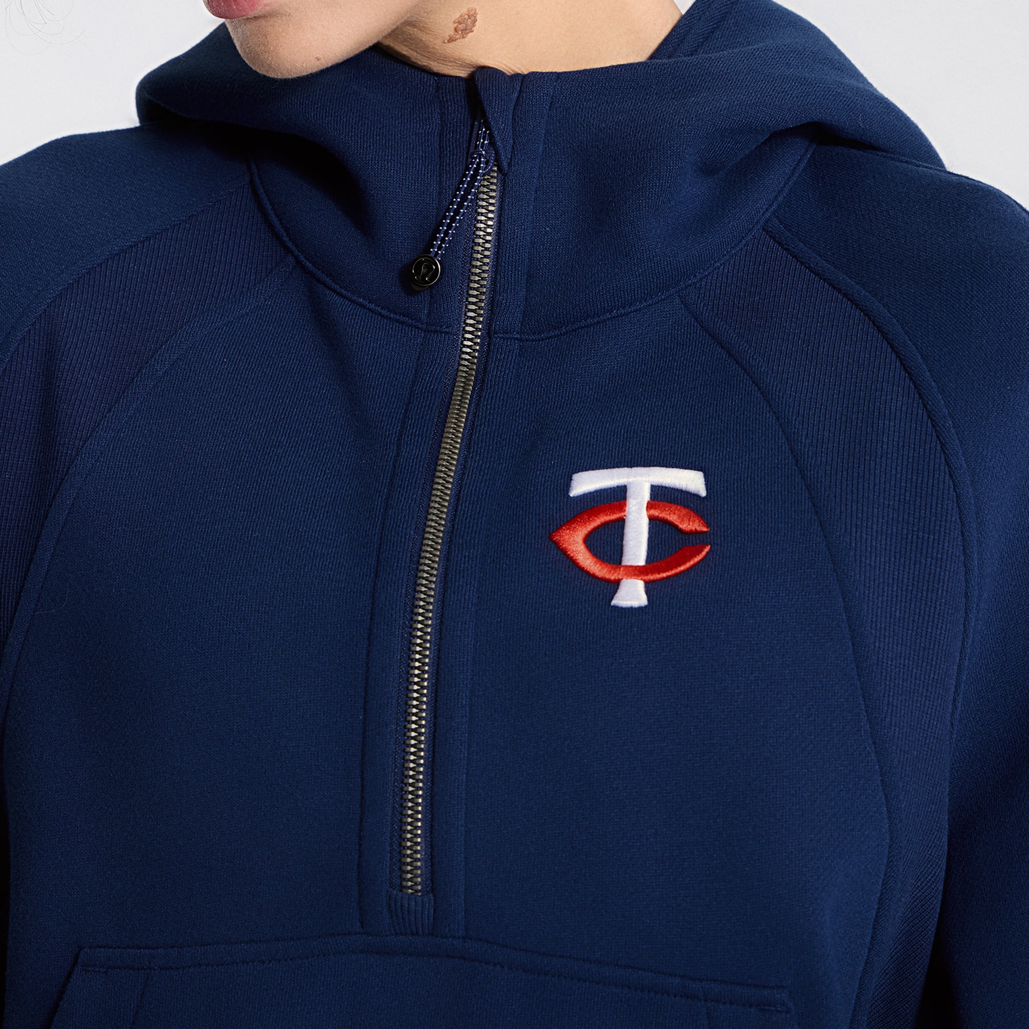 Sweat à capuche zippé oversize Midnight Shadow Minnesota Twins de lululemon pour femme