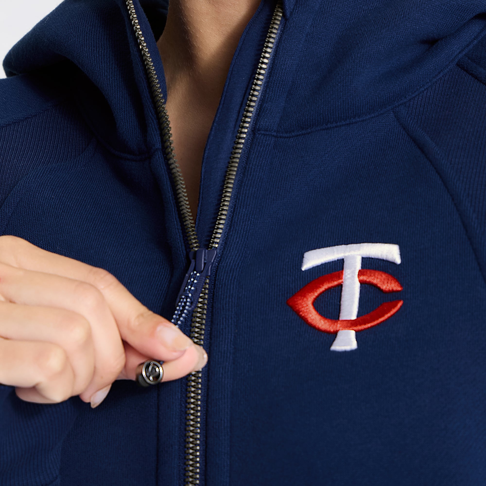 Sweat à capuche zippé oversize Midnight Shadow Minnesota Twins de lululemon pour femme