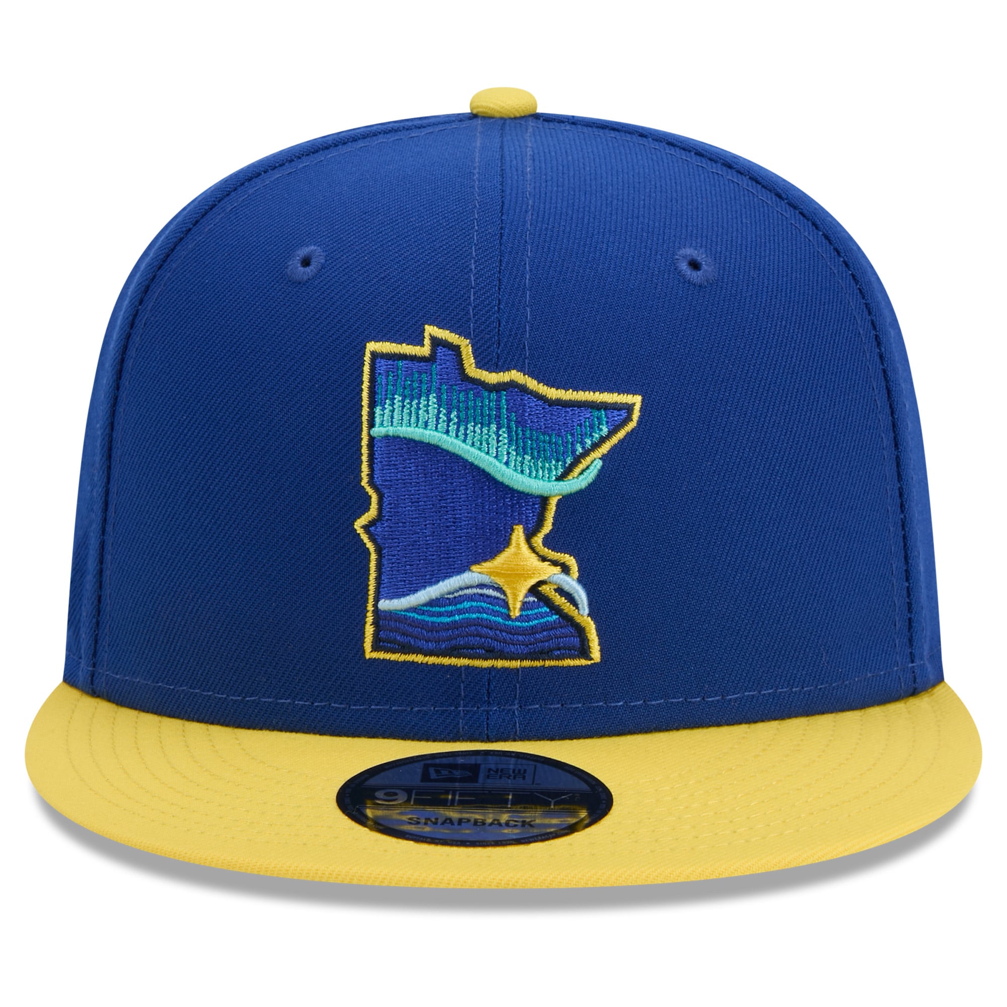 Casquette Snapback 9FIFTY New Era pour jeunes Minnesota Twins 2024 City Connect, bleu marine