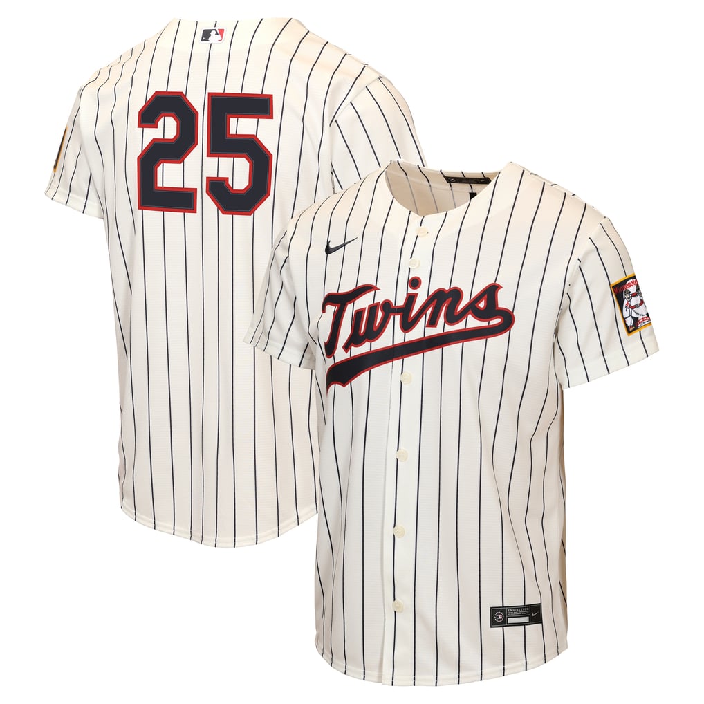 Byron Buxton Minnesota Twins Nike Youth 2026 Field of Dreams Replica Jersey - Cream