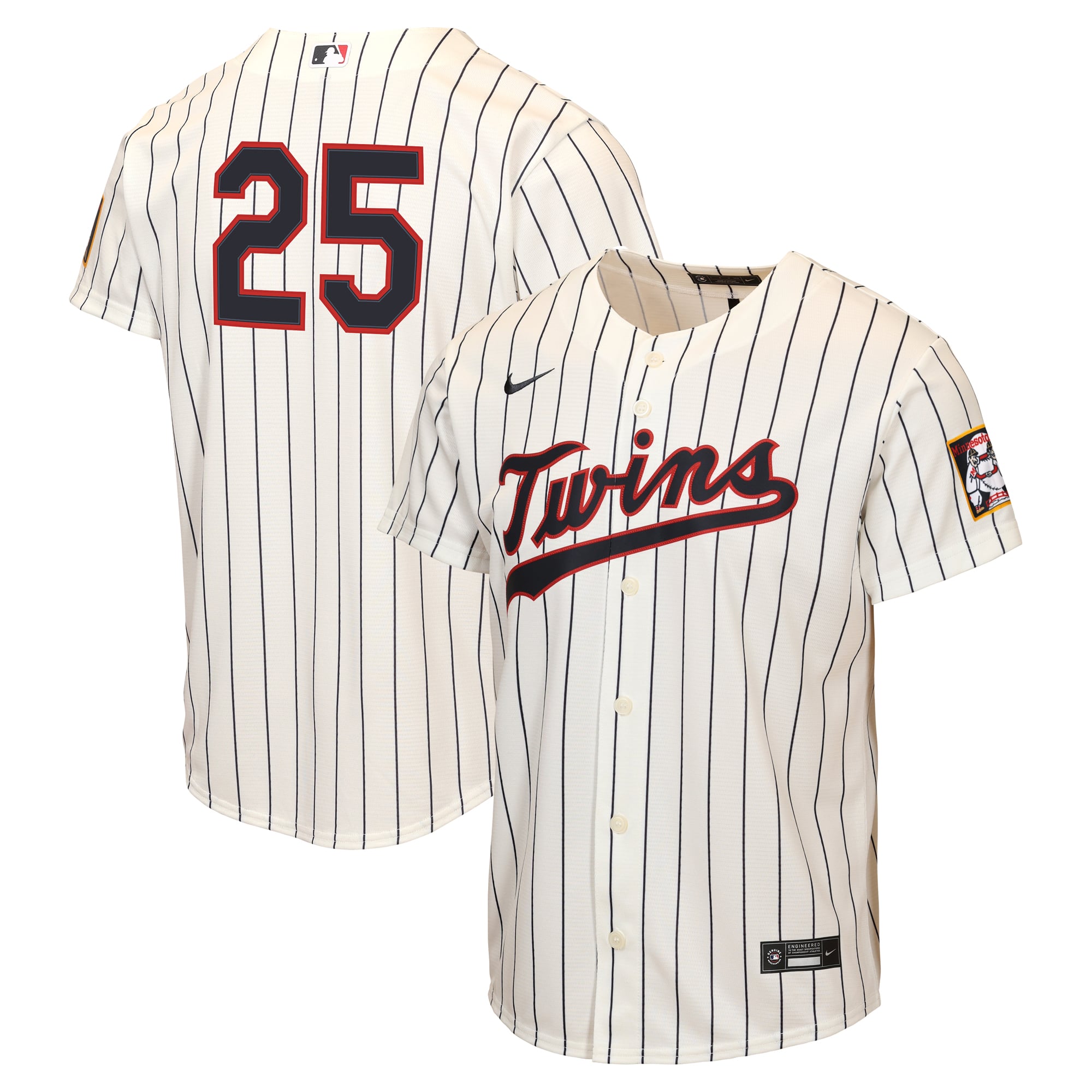 Youth Nike Byron Buxton Cream Minnesota Twins 2026 Field of Dreams Replica Jersey