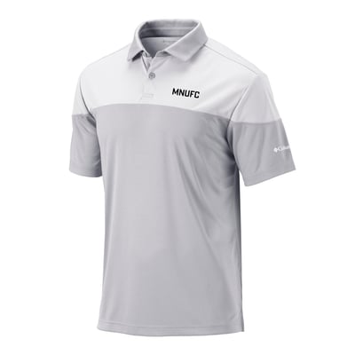 Minnesota United FC Columbia Omni-Wick Best Ball Polo - White/Grey