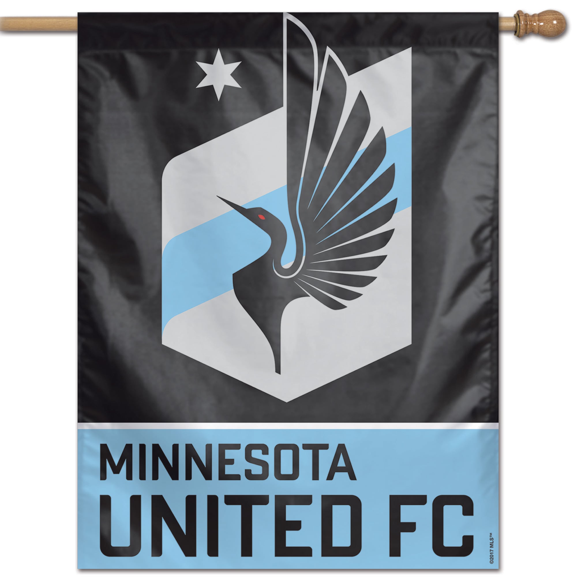 Minnesota United FC Gartenfahne – Doppelseitig, 30,5x45,7 Cm, Aus Polyester, Offiziell Lizenziert