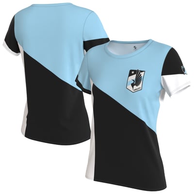 Minnesota United FC ProSphere Women's Patchwork T-Shirt - Blue/Black