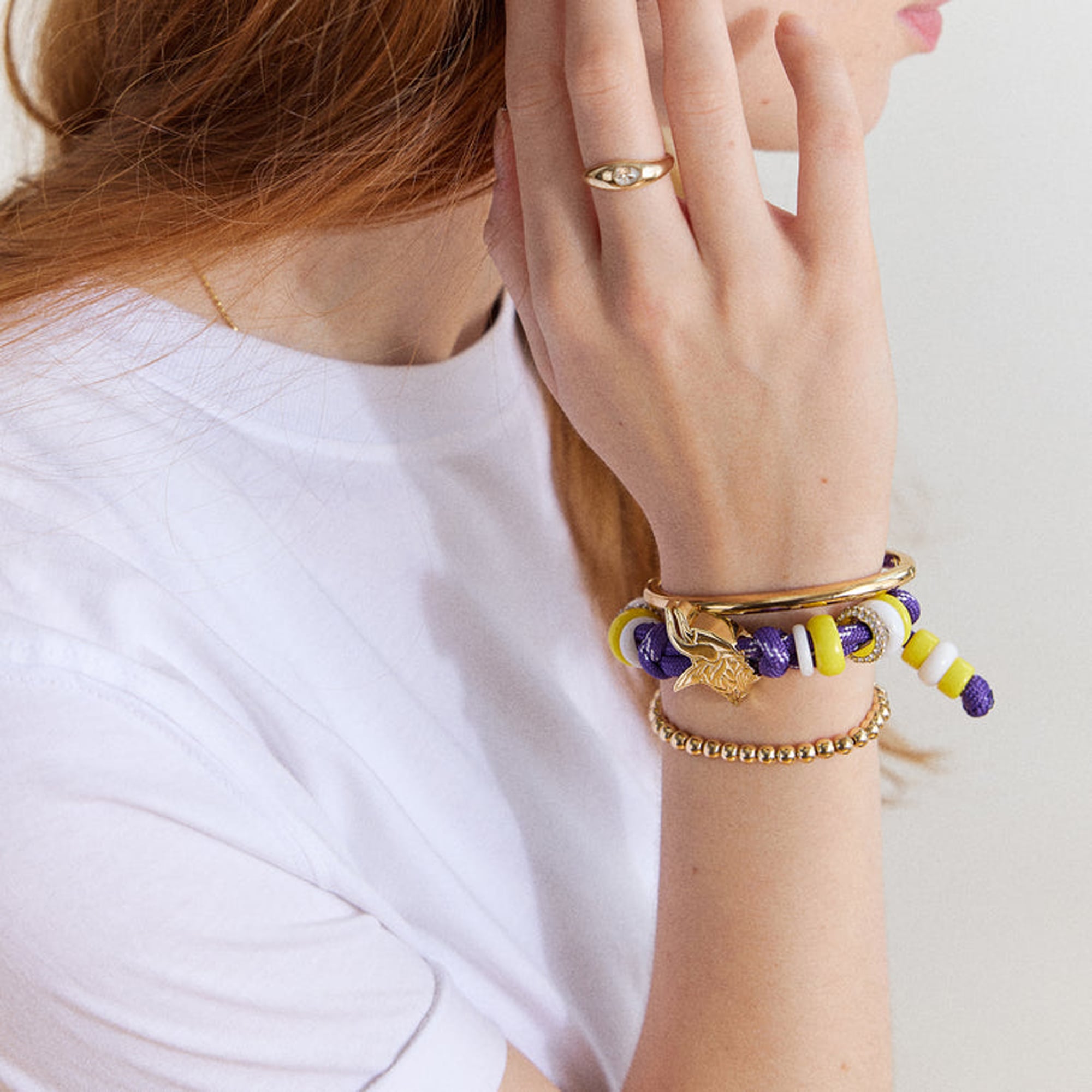 Bracelet en paracorde BaubleBar Minnesota Vikings