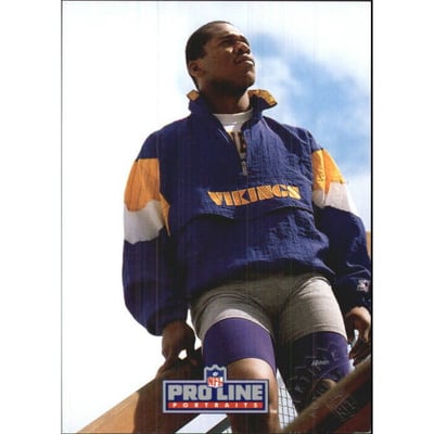 1992 Pro Line Portraits Autographs #95 Mike Merriweather