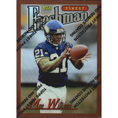 1996 Finest Refractors #351 Moe Williams B