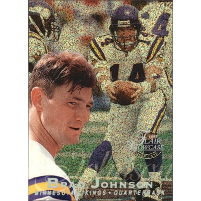 1997 Flair Showcase Row 0 #52 Brad Johnson