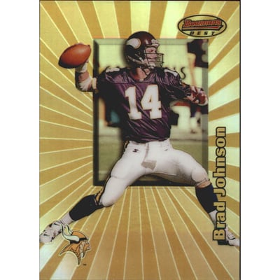 1998 Bowman's Best Refractors #81 Brad Johnson