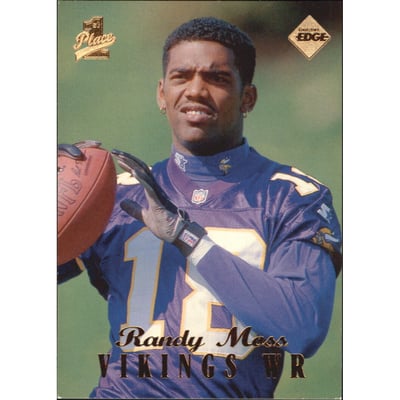1998 Collector's Edge First Place #157 Randy Moss RC