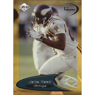 1998 Collector's Edge Odyssey Level 2 HoloGold #H82 Jake Reed