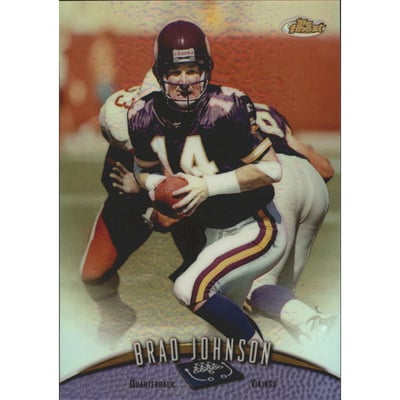 1998 Finest No-Protectors Refractors #47 Brad Johnson
