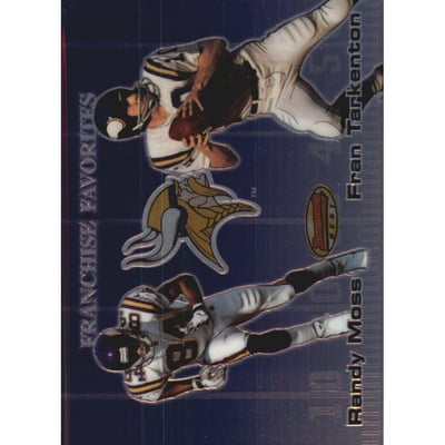 1999 Bowman's Best Franchise Favorites #F2 R.Moss/F.Tarkenton