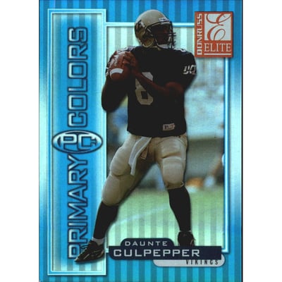 1999 Donruss Elite Primary Colors Blue #12 Daunte Culpepper