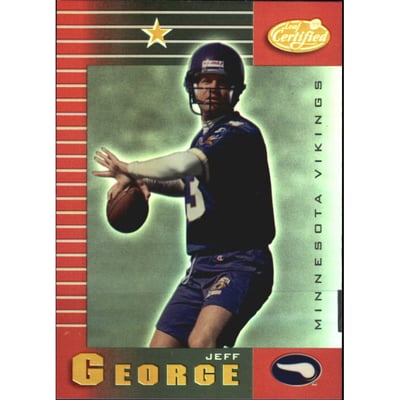 1999 Leaf Certified Mirror Red #54 Jeff George