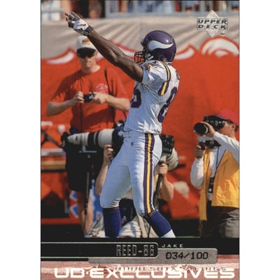 1999 Upper Deck Exclusives 100 #119 Jake Reed