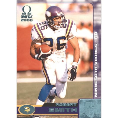 2000 Pacific Omega Platinum Blue #81 Robert Smith